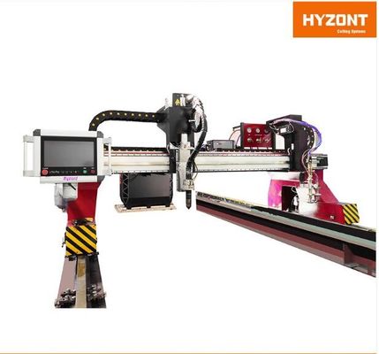 Large Format Gantry CNC Plasma Oxy-fuel Cutting Machine HZSG5000 4200x12500mm EDGE Connect