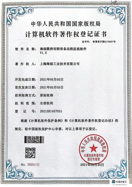 China Hyzont(Shanghai) Industrial Technologies Co.,Ltd. zertifizierungen