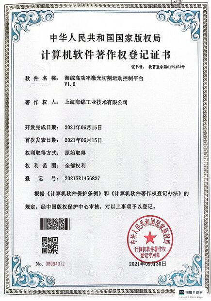 China Hyzont(Shanghai) Industrial Technologies Co.,Ltd. zertifizierungen