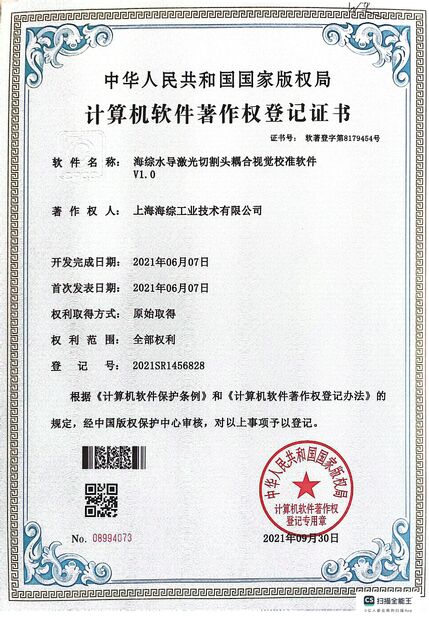 China Hyzont(Shanghai) Industrial Technologies Co.,Ltd. zertifizierungen